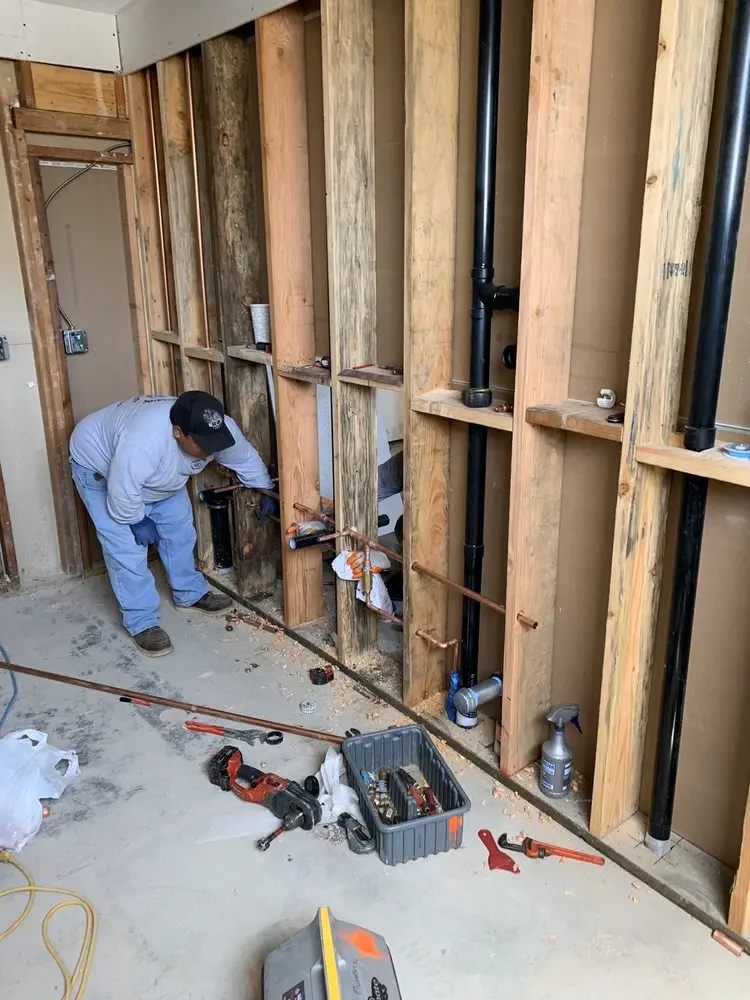Commercial rough-in plumbing for Water Heater Replacement in Wiltondale